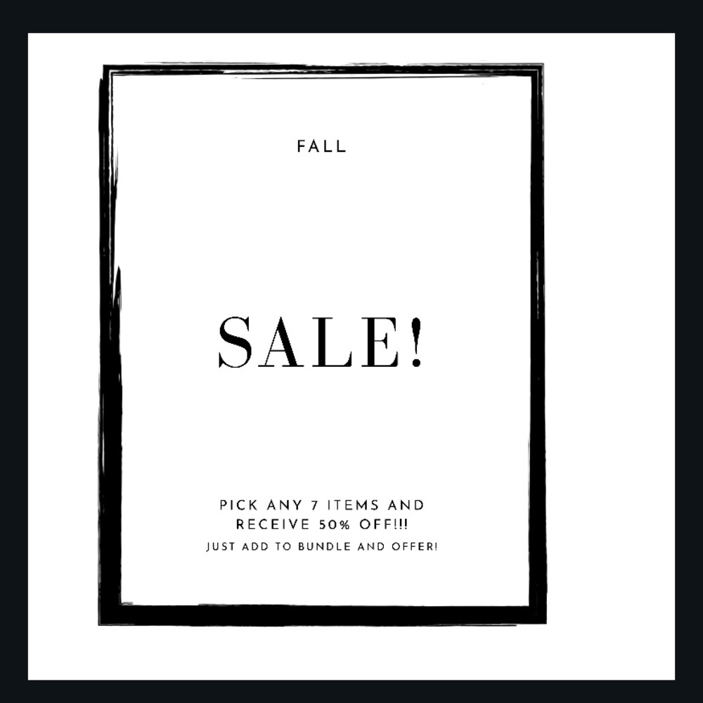 50% off sale!!!